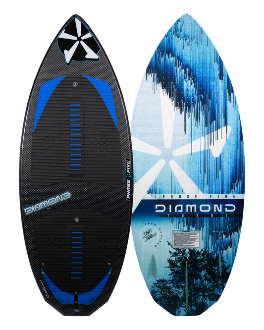 Diamond Turbo Wake Surf Skim Board (2026)
