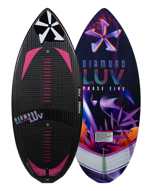 Diamond Luv Wake Surf Skim Board (2026)