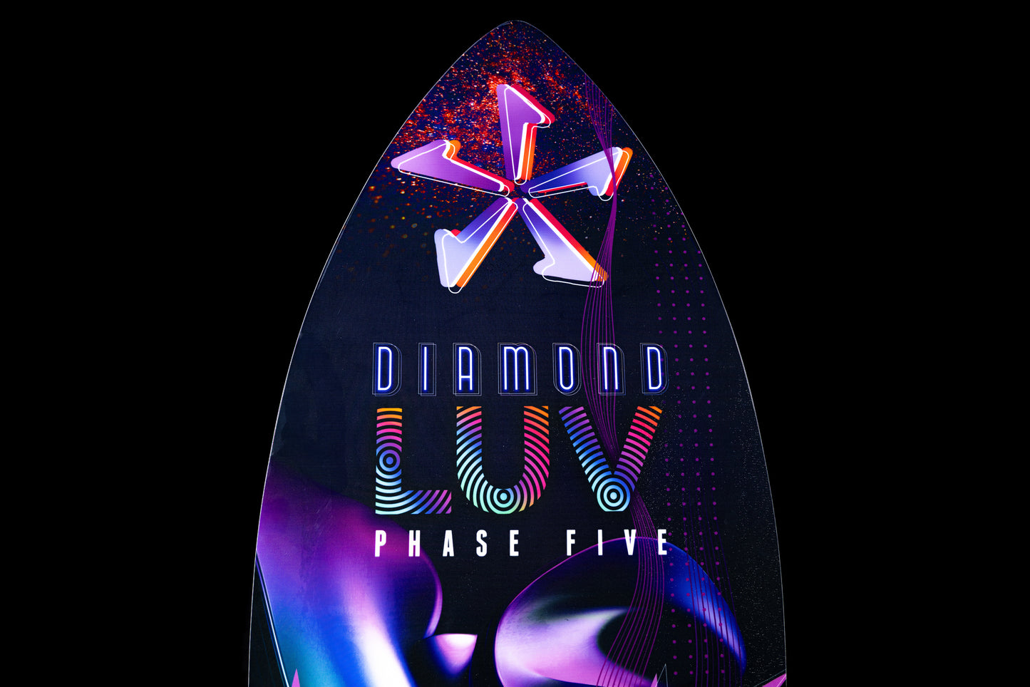 Diamond Luv Wake Surf Skim Board (2026)