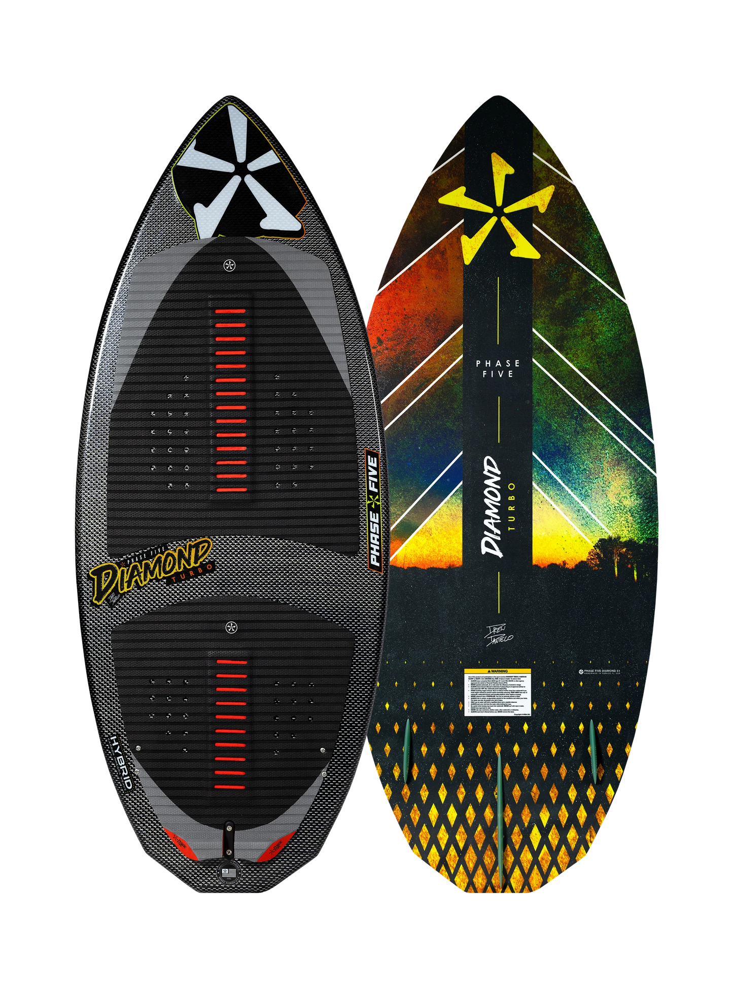 51" Diamond Turbo Wake Surf Board (2025)